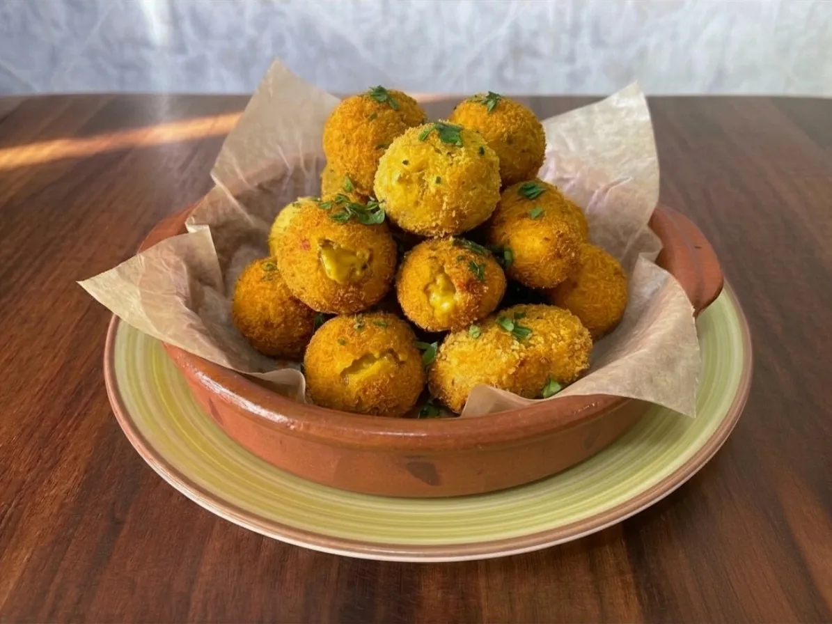 Nuestras croquetas de ají de gallina